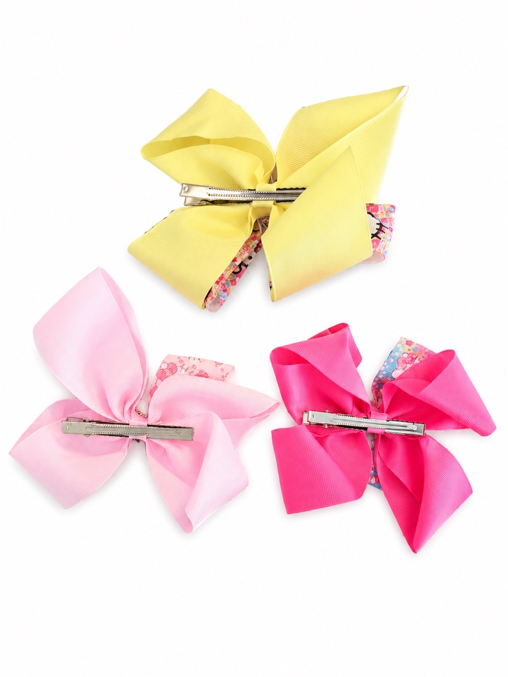 Hello Kitty Ribbon Hair Bows • 3 Pack - Picture 5 of 5